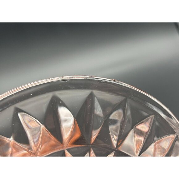 1930s Jeannette Glass Windsor Pink Depression Glass Saucers – Set of 4 - Picture 5 of 5